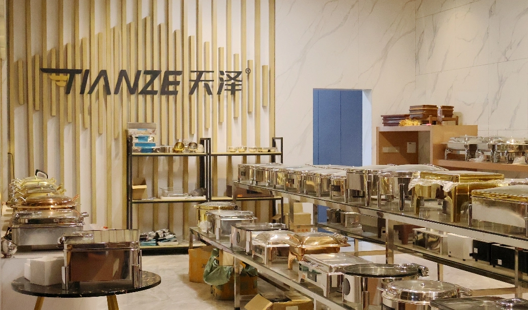 Innovative buffet equipment ss food trays manufacturer