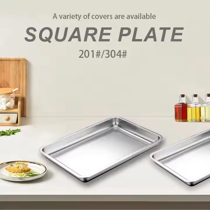 wholesale square stainless steel plates (5)