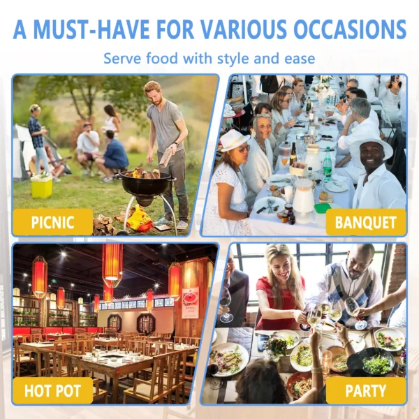 Wholesale Stainless Steel Ladle Holder, Buffet Accessories Spoon Set Gold Custom (3)