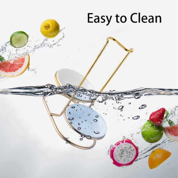 Wholesale Stainless Steel Ladle Holder, Buffet Accessories Spoon Set Gold Custom (5)