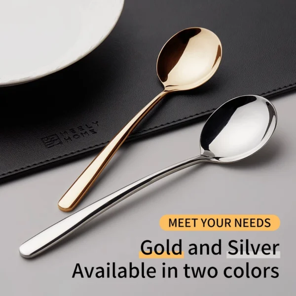 wholesale stainless steel soup spoons(4)