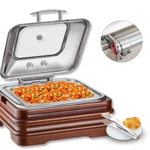 serving chafing dishes