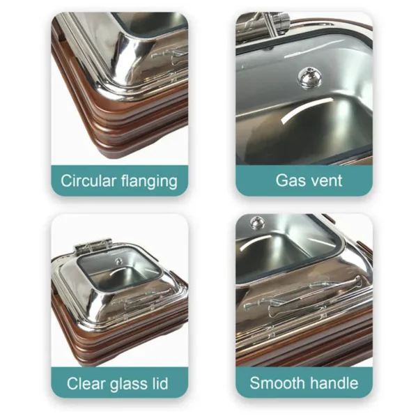 serving chafing dishes