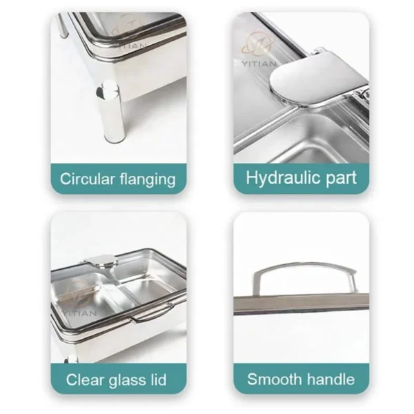 fourniture de restaurants plats chafing