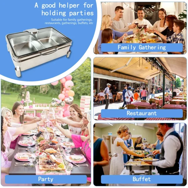 fourniture de restaurants plats chafing