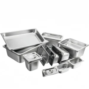 Bulk 1/2 Gn Pan American Style, Stainless Steel GN Pan with Lid Supplier