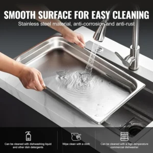 Bulk Gn Pan 1/1 European Style, Stainless Steel Gastronorm Pan Wholesale