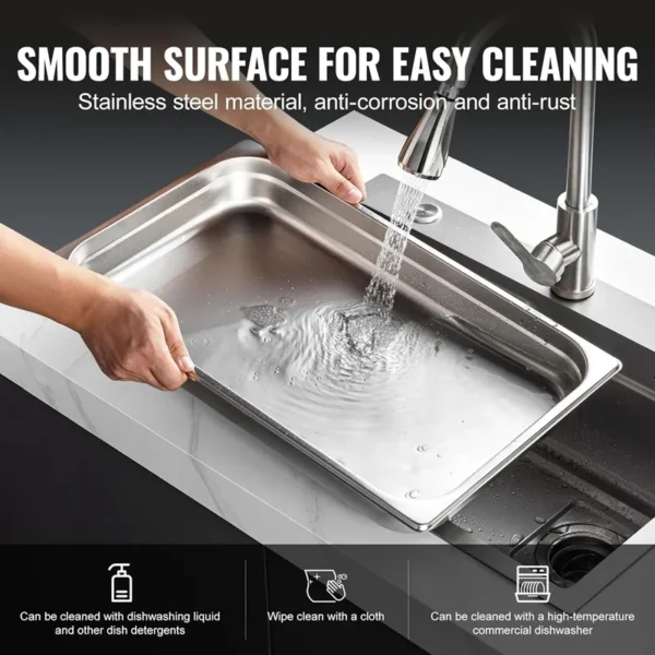 Bulk Gn Pan 1/1 European Style, Stainless Steel Gastronorm Pan Wholesale
