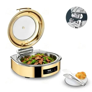 custom gold chafing dish